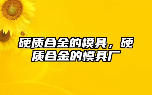 硬質(zhì)合金的模具，硬質(zhì)合金的模具廠