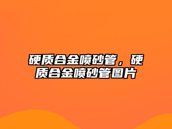 硬質(zhì)合金噴砂管，硬質(zhì)合金噴砂管圖片