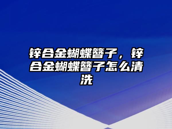 鋅合金蝴蝶簪子，鋅合金蝴蝶簪子怎么清洗