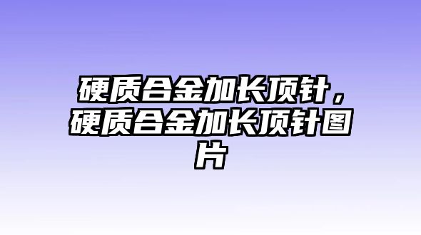 硬質(zhì)合金加長(zhǎng)頂針，硬質(zhì)合金加長(zhǎng)頂針圖片