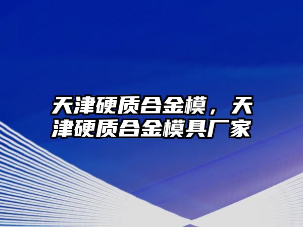 天津硬質(zhì)合金模，天津硬質(zhì)合金模具廠家