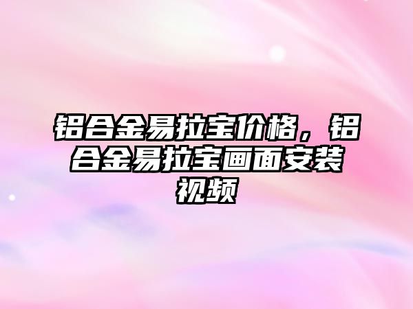 鋁合金易拉寶價格，鋁合金易拉寶畫面安裝視頻