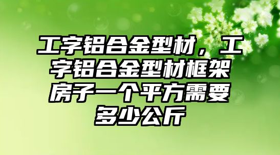 工字鋁合金型材，工字鋁合金型材框架房子一個(gè)平方需要多少公斤