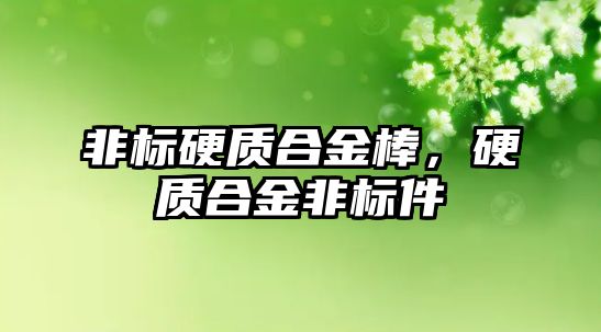 非標硬質合金棒，硬質合金非標件