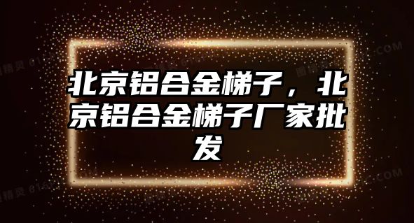 北京鋁合金梯子，北京鋁合金梯子廠家批發(fā)