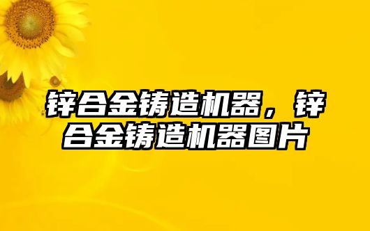 鋅合金鑄造機器，鋅合金鑄造機器圖片