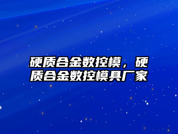 硬質(zhì)合金數(shù)控模，硬質(zhì)合金數(shù)控模具廠家