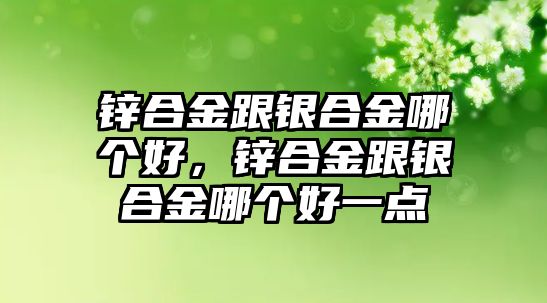 鋅合金跟銀合金哪個好，鋅合金跟銀合金哪個好一點