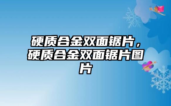 硬質(zhì)合金雙面鋸片，硬質(zhì)合金雙面鋸片圖片