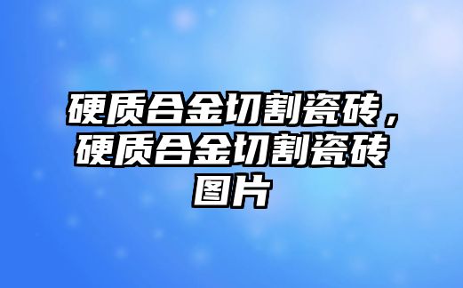 硬質(zhì)合金切割瓷磚，硬質(zhì)合金切割瓷磚圖片