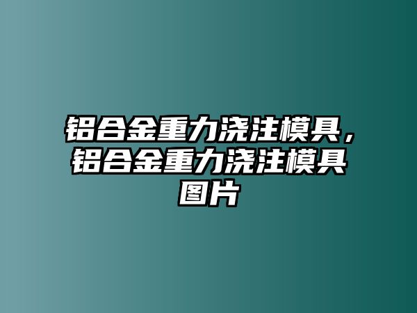 鋁合金重力澆注模具，鋁合金重力澆注模具圖片