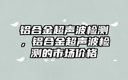 鋁合金超聲波檢測，鋁合金超聲波檢測的市場價格