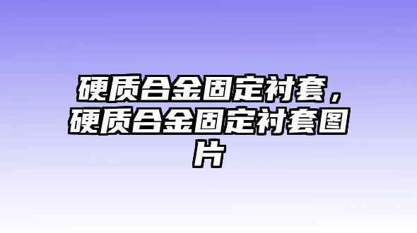 硬質(zhì)合金固定襯套，硬質(zhì)合金固定襯套圖片