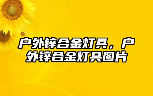 戶外鋅合金燈具，戶外鋅合金燈具圖片