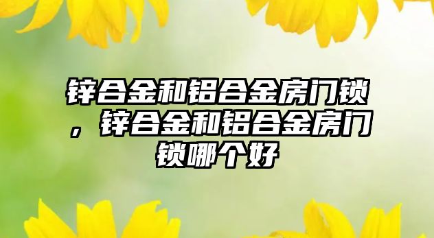 鋅合金和鋁合金房門鎖，鋅合金和鋁合金房門鎖哪個(gè)好