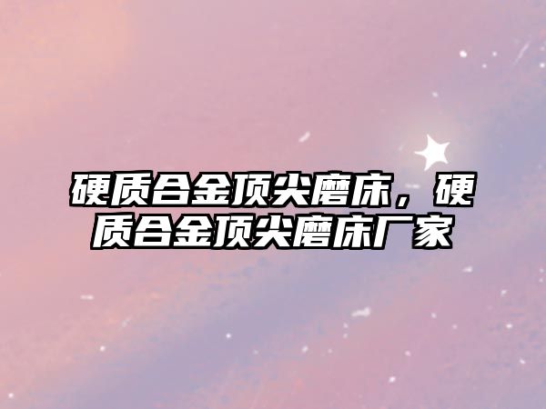 硬質(zhì)合金頂尖磨床，硬質(zhì)合金頂尖磨床廠家