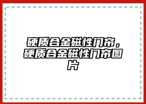 硬質(zhì)合金磁性門簾，硬質(zhì)合金磁性門簾圖片