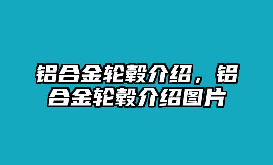 鋁合金輪轂介紹，鋁合金輪轂介紹圖片