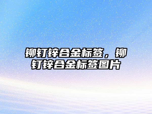 鉚釘鋅合金標簽，鉚釘鋅合金標簽圖片