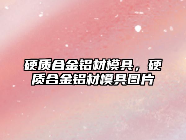 硬質合金鋁材模具，硬質合金鋁材模具圖片