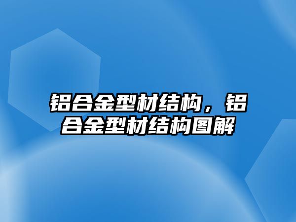 鋁合金型材結構，鋁合金型材結構圖解