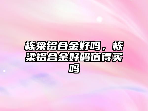 棟梁鋁合金好嗎，棟梁鋁合金好嗎值得買嗎