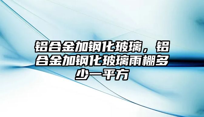 鋁合金加鋼化玻璃，鋁合金加鋼化玻璃雨棚多少一平方