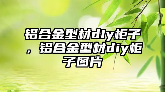 鋁合金型材diy柜子，鋁合金型材diy柜子圖片