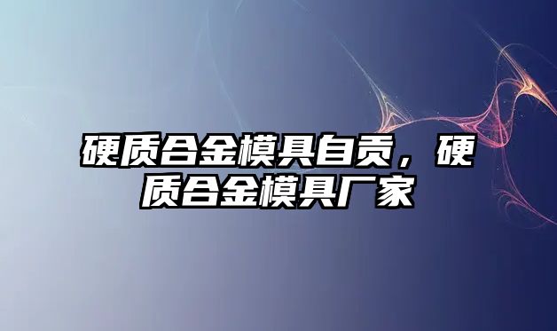 硬質(zhì)合金模具自貢，硬質(zhì)合金模具廠家