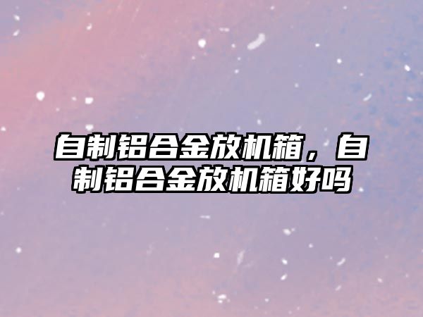 自制鋁合金放機箱，自制鋁合金放機箱好嗎